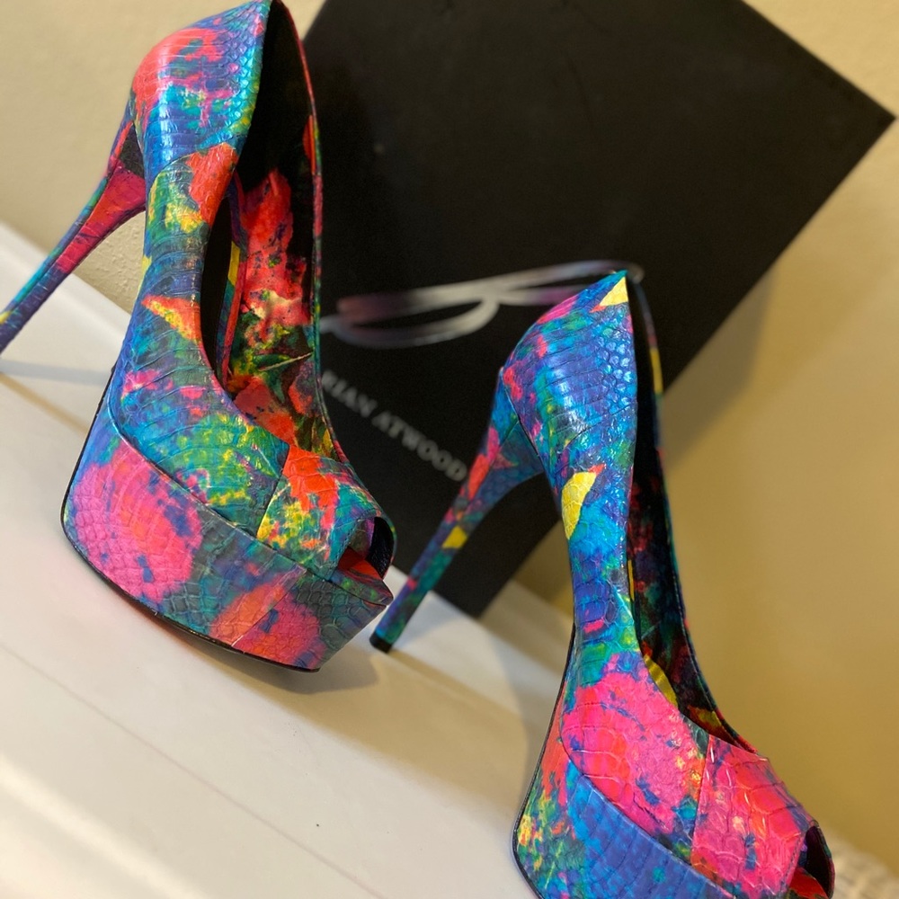 Platform multicolored pump - Picture 2 of 2